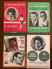 VECCHI SPARTITI MUSICALI ANNI 60/70  SANREMO 69/70