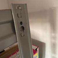 Scaffale grigio metallo grande portata