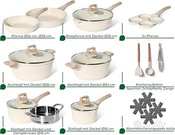 JUST PERFECTO Batteria Pentole e Padelle a Induzio