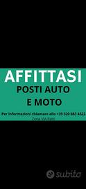 Posto Auto + Posto Moto coperto da tettoia