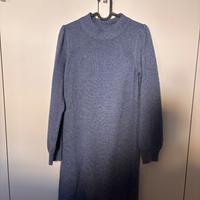 Abito maglia blu