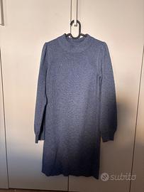 Abito maglia blu