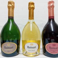Trio champagne Ruinart