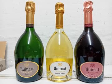 Trio champagne Ruinart