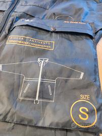 Giacca antivento taglia S da uomo blu Sport Specia