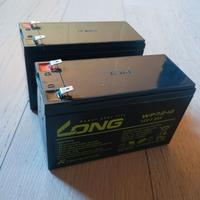 2 Batterie al piombo Kung LONG WP7.2-12