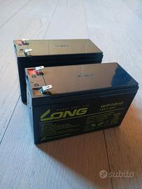 2 Batterie al piombo Kung LONG WP7.2-12