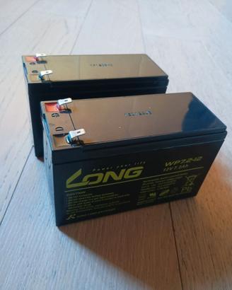 2 Batterie al piombo Kung LONG WP7.2-12