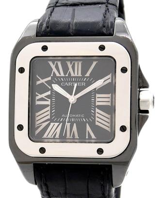 Cartier Santos 100 Medio ref. 2878 Acciaio PVD