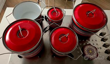 Batterie pentole vintage anni 70 SILTAL 