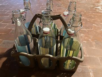 Bittiglie in vetro con tappo ermetico