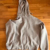 Felpa con zip e cappuccio zara