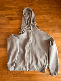 Felpa con zip e cappuccio zara