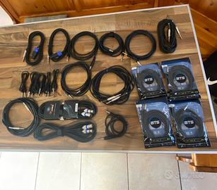 Cavo audio connettore jack 6,35  xrl casse audio