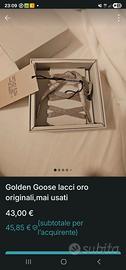 Lacci scarpe Golden Goose originali