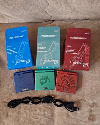 Rayquaza groudon Kyogre Gameboy Advance SP 