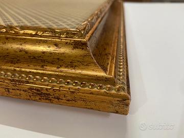 Cornice legno dorato - artigianale - 30*40