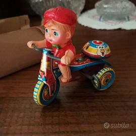 triciclo boy on bike vintage 