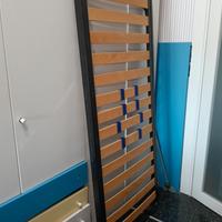 letto singolo e rete