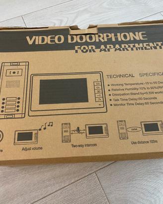 Videocitofono con 3 monitor nuovo