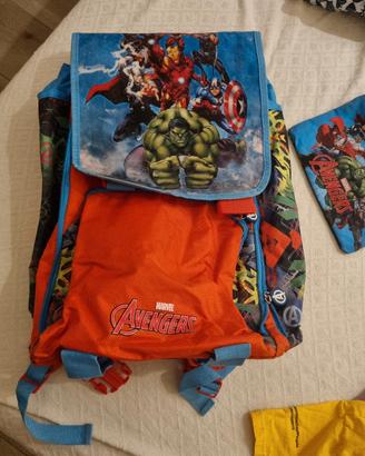 zaino scuola avengers marvel