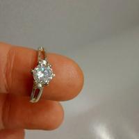 Anello Solitario  argento 925