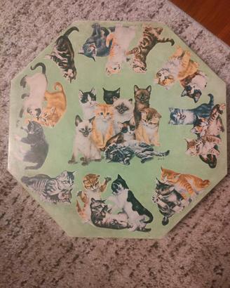 Puzzle Vintage Springbok 1968 Kittens Completo