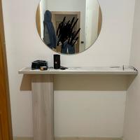 Consolle mobile e specchio