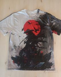 T‑shirt uomo L – samurai arte giapponese, nuova