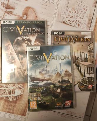 Civilization 4 e 5 più espansione