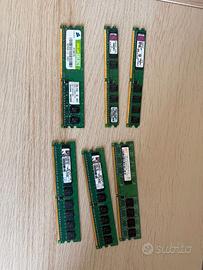Lotto ram ddr2 desktop