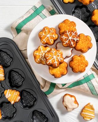 Le Creuset Stampo 12 muffin tema natalizio