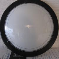 Plafoniera/lampada nera con attacco per lampadina