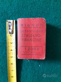 Dizionario mignon italiano – francese 1936