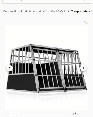 trasportino per cane XXL