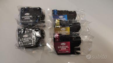 Cartucce multipack LC422XL compatibile per Brother