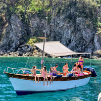 Gozzo sorrentino in legno e vtr