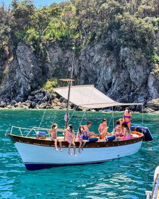 Gozzo sorrentino in legno e vtr