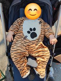vestito carnevale tigrotto 6 - 9 mesi
