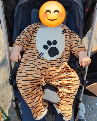 vestito carnevale tigrotto 6 - 9 mesi