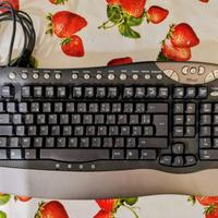 Tastiera AZERTY con rotella di scroll