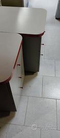 2 Cassettiere basse per ufficio
