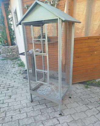 Voliera casetta da esterno