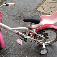 bicicletta da bambina+ruotine