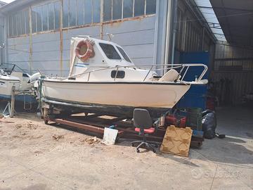 pilotina 6mt senza patente rimessa a nuovo 