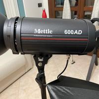 Flash da studio 600W Kit NUOVO!