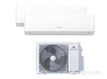 Climatizzatore Electroline dual split nuovo imball