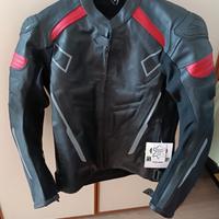 giubbino pelle moto nuovo 