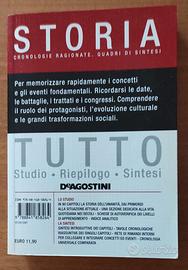 STORIA - CRONOLOGIE RAGIONATE, QUADRI DI SINTESI 