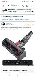 spazzola aspirapolvere Rowenta xflex 12.60